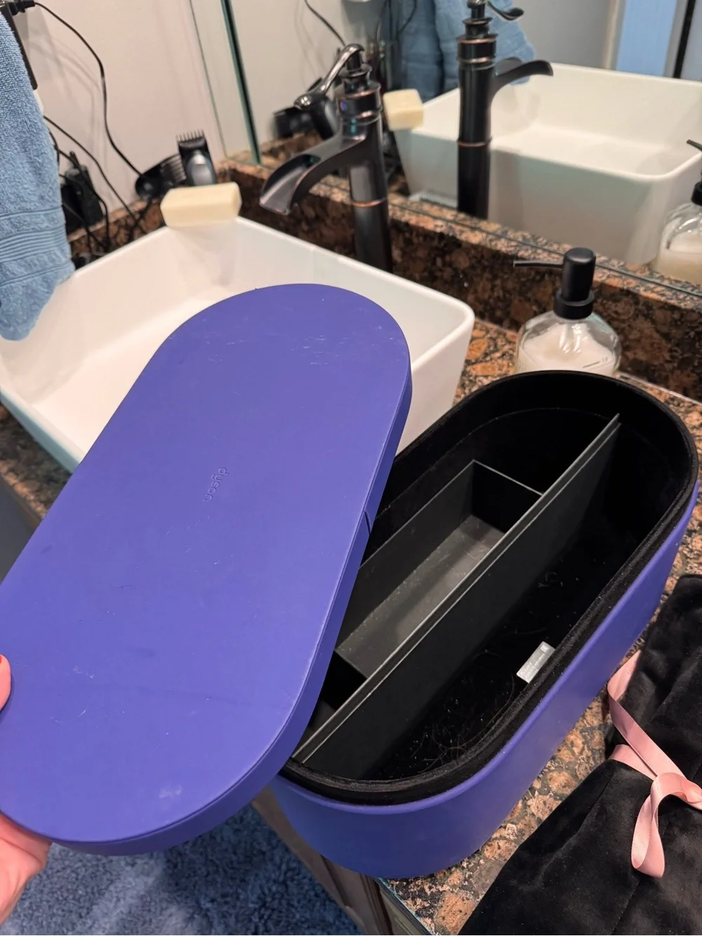 Dyson Purple and Rose Gold Multi-Attachment Hair Styler Set